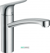 Змішувач для кухні одноважільний Hansgrohe колекція Logis хром 71839000