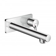 Змішувач для раковини одноважеля настінний прихований Hansgrohe колекція Talis S хром 72111000