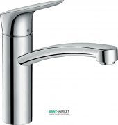 Смеситель для кухни однорычажный Hansgrohe коллекция Logis хром 71839000
