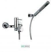 Смеситель для ванны RESP ZIPPO с ручным душем черный матовый 30.311 nero opaco