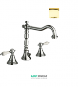 Змішувач для раковини двухвентильний RESP DARAH золото 164.124 ORO