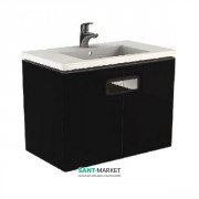 Тумба под раковину Kolo Twins черная матовая 89549000