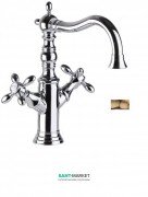 Смеситель для раковины двухвентильный RESP TIBERIUS бронза 141.146/A BR