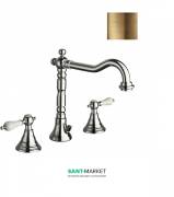 Смеситель для раковины двухвентильный RESP DARAH бронза 165.124 BR