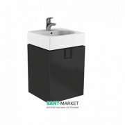 Тумба под раковину Kolo Twins черный матовый 89488000