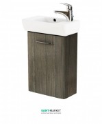 Тумба с раковиной подвесная Kolo Nova Pro 45 см серый ясень M39009000