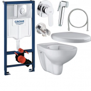 Унитаз с инсталляцией и гиг.душем Grohe Rapid SL 28512009