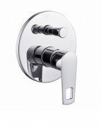 Змішувач для ванни прихований (вбудований) Volle Benita хром 15172200