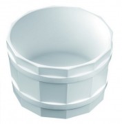 Раковина для ванной Marmorin Jacob Ø35,8 см литой камень белый 485 039 020 xx x