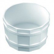 Раковина для ванной Marmorin Jacob Ø35,8 см литой камень белый 485 039 020 xx x