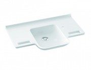 Раковина для ванної Marmorin Uni 85х60 см литий камінь білий 550 085 022 xx x