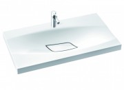 Раковина для ванной Marmorin Noel 80х45 см литой камень белый 580 080 020 xx x