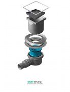Трап для душа Pestan Confluo Smart Drains накладка под плитку 13000085