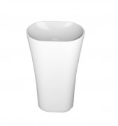 Раковина для ванной Marmorin Wega 44х30,5 см литой камень белый P 515 050 020 010