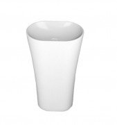 Раковина для ванной Marmorin Wega 44х30,5 см литой камень белый P 515 050 020 010