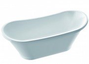 Ванна з штучного каменю Marmorin Pia 160,7х65,3 см окремостояча білий 588 160 020 xx x