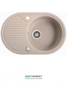 Мойка для кухни овальная Marmorin Arena врезная искусственный камень песочный 280 113 007