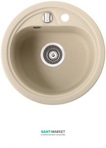 Мойка для кухни круглая Marmorin Vask врезная искусственный камень сафари 260 803 001