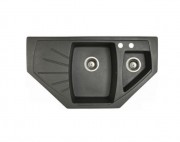 Мойка для кухни Marmorin Fenco trapez 93х51 см искусственный камень Magranit черный 320 613 002