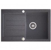 Мийка для кухні Marmorin Tellur 1k 10 78х50 см штучний камінь Magranit чорний 380 113 002