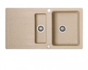 Мойка для кухни Marmorin Sten 1,5k 10 97х52 см искусственный камень Magranit песочный 385 513 007