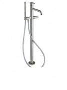 Змішувач одинважільний на підлогу (окремо) Treemme 40мм нержавіюча сталь 1303IS01