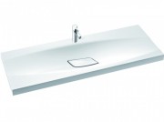 Раковина для ванной Marmorin Noel 120х45 см литой камень белый 582 120 020 xx x