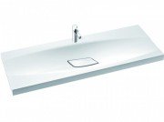 Раковина для ванної Marmorin Noel 120х45 см литий камінь білий 582 120 020 xx x