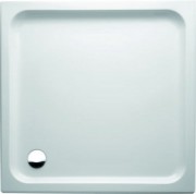 Душовий піддон Marmorin Ceti 80х80 см штучний камінь білий 180 080 2xx