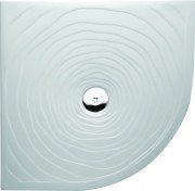 Душовий піддон Marmorin Rosa 90х90 см штучний камінь білий 255 090 2xx