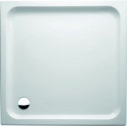 Душовий піддон Marmorin Ceti 80х80 см штучний камінь білий 180 080 2xx