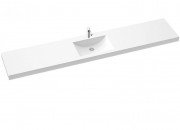 Раковина для ванной Marmorin  Moira bis регулируемая от 60 до 250 см литой камень белый 280 REG 0xx xx x