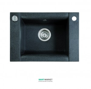Мийка для кухні Marmorin Voga 1k врізна граніт чорний 110 103 002