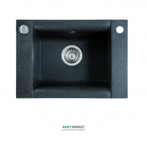 Мийка для кухні Marmorin Voga 1k врізна граніт чорний 110 103 002
