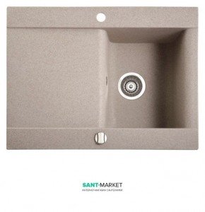 Мийка для кухні Marmorin Voga 1k 1o врізна штучний камінь пісочний 110 113 007