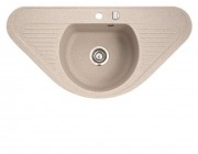 Мойка для кухни трапециевидная Marmorin Duro 1k trapez  врезная  искусственный камень песочный 130 743 007