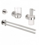 Набір аксесуарів Grohe Essentials New 4 в 1 хром 40846001