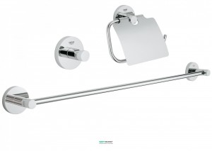Набор аксессуаров Grohe Essentials 3 предмета хром 40775001