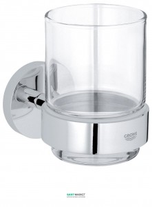 Стакан с держателем Grohe Essentials хром 40447001