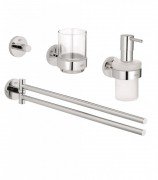 Набор аксессуаров Grohe Essentials New 4 в 1 хром 40846001