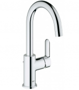 Змішувач для раковини Grohe BauEdge з донним клапаном хром 23760000