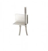 Душовий гарнітур Treemme з настінним тримачем сталь 2847IS72