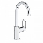 Змішувач для раковини одноважеля високий Grohe BauLoop хром 23763000