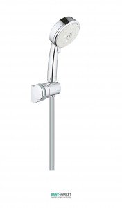 Душовий гарнітур з настінним тримачем Grohe New Tempesta Cosmopolitan 100 хром 27584002