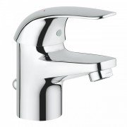 Смеситель для раковины Grohe Euroeco с донным клапаном хром 23262000