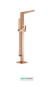 Змішувач одинважільний на підлогу (окремо) Grohe колекція Allure Brilliant теплий захід 23119AL0