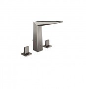 Змішувач для раковини двухвентильний прихований з донним клапаном Grohe Allure Brilliant матовий графіт 20344AL0