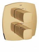 Змішувач з термостатом прихований (вбудований) Grohe колекція Grandera золото 19937GL0