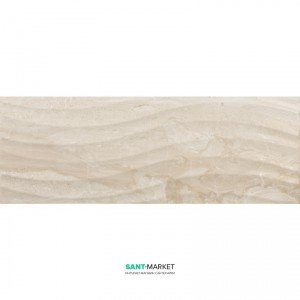 Плитка настінна Navarti Daino Reale Ondas Beige 25x70