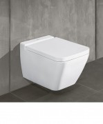 Унітаз підвісний безободковий Villeroy & Boch Finion з покриттям Ceramic Plus 4664R0R1 + сидіння 9M88S1R1